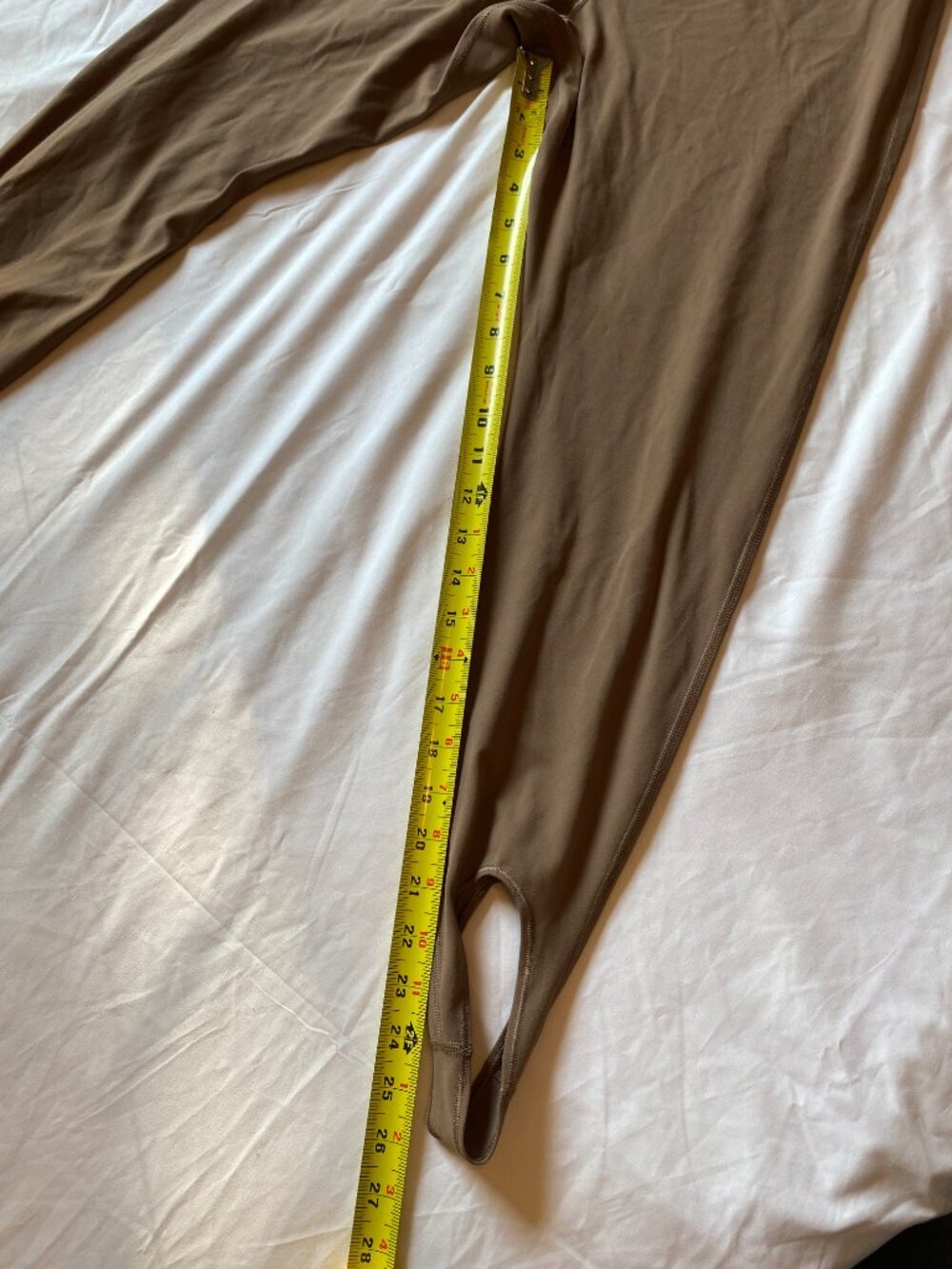 Athleta Transcend Stirrup Leggings 1X Brown High Rise Yoga Plus Size - Picture 6 of 7